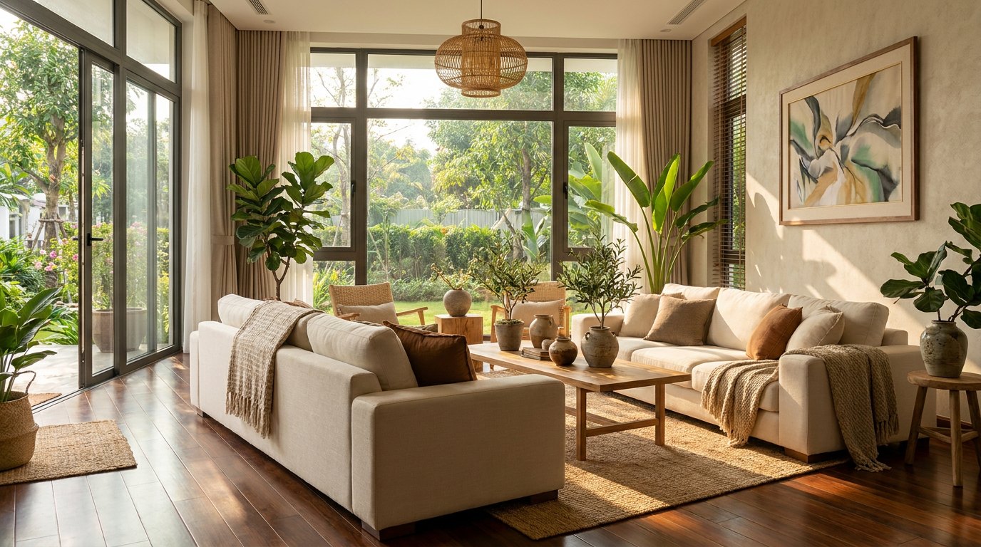 Phòng khách hiện đại — NORY HOUSE
