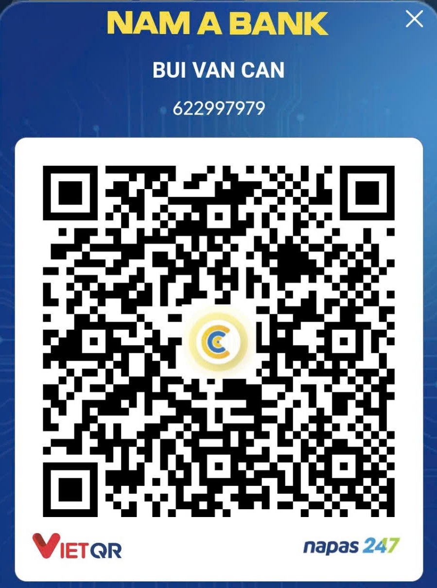 QR chuyển khoản Nam A Bank — Bùi Văn Cần